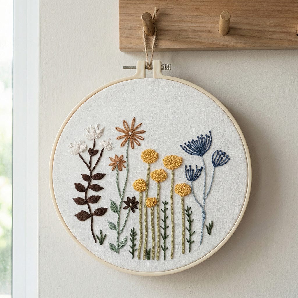 Blocq Äng BlocqBloom™ – Ett kreativt broderikit i trä