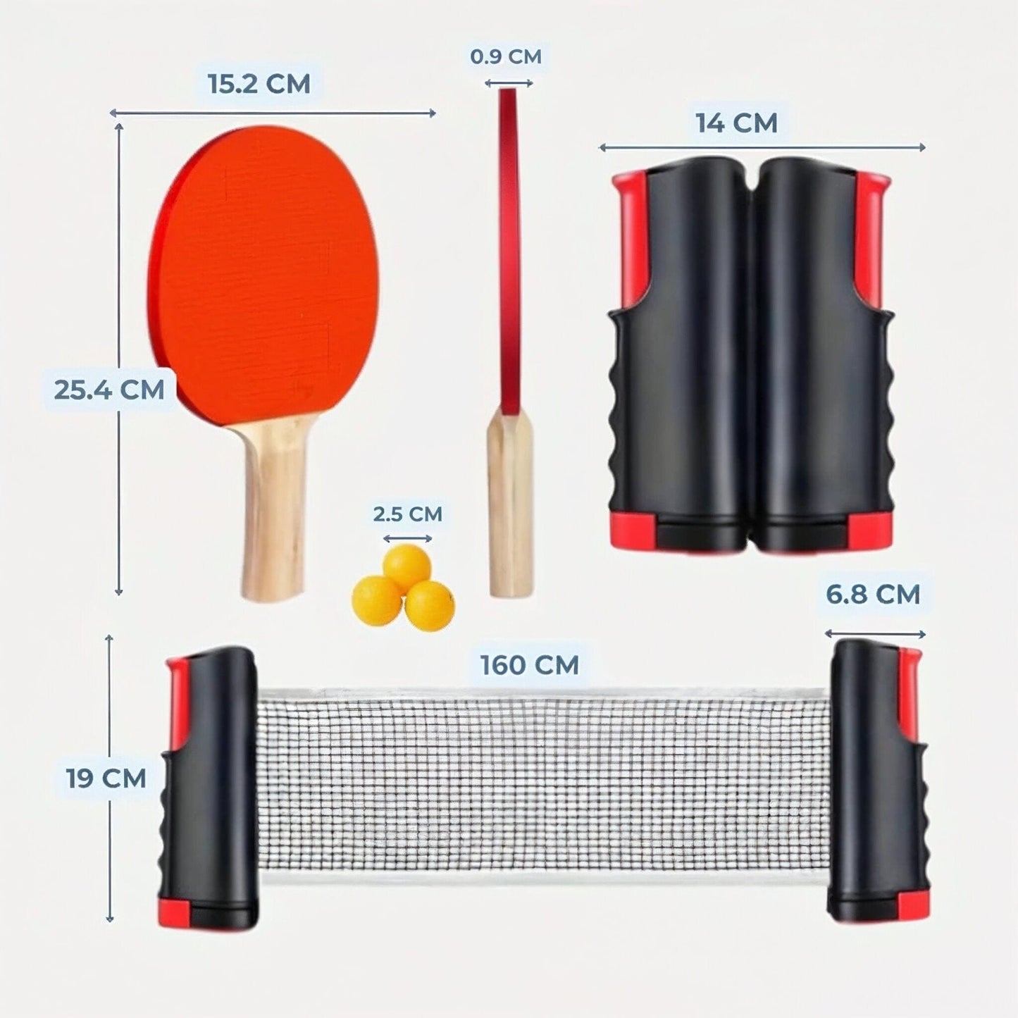 Blocq BlocqPlay™ – Modulärt Pingisset för Hemmet